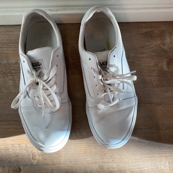 Vans Sneaker All White, Size 8.5 - Picture 3 of 4